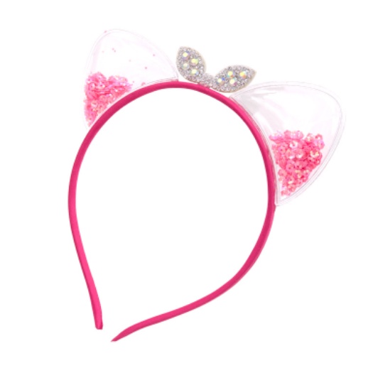 Cài tóc kim sa, bờm tóc hình tai mèo cho bé