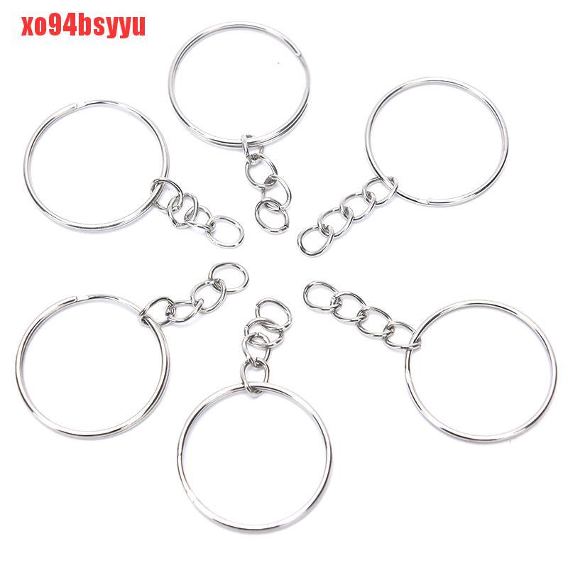 [Xo94Bsyu] Set 150 Vòng Móc Khóa Có Vòng Nhẫn Và Đinh Ốc Tự Làm