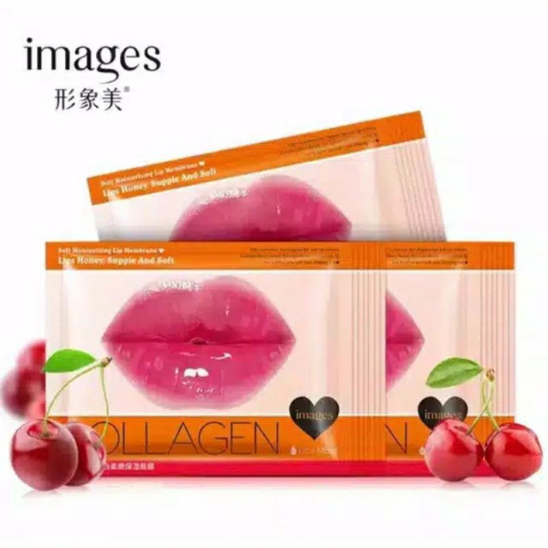 (hàng Mới Về) 12 Mặt Nạ Môi Images Chăm Sóc Môi Khô Và Hư Tổn