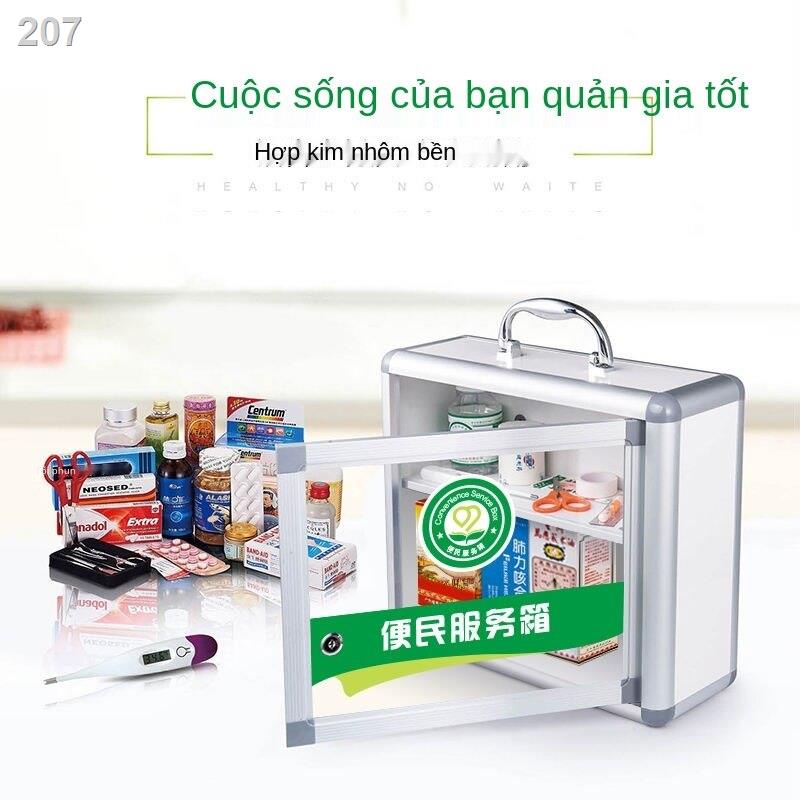 【bán chạy】Hộp thuốc gia đình Jinlongxing Gói Khóa treo tường dịch vụ tiện lợi sơ cứu y tế bảo quản