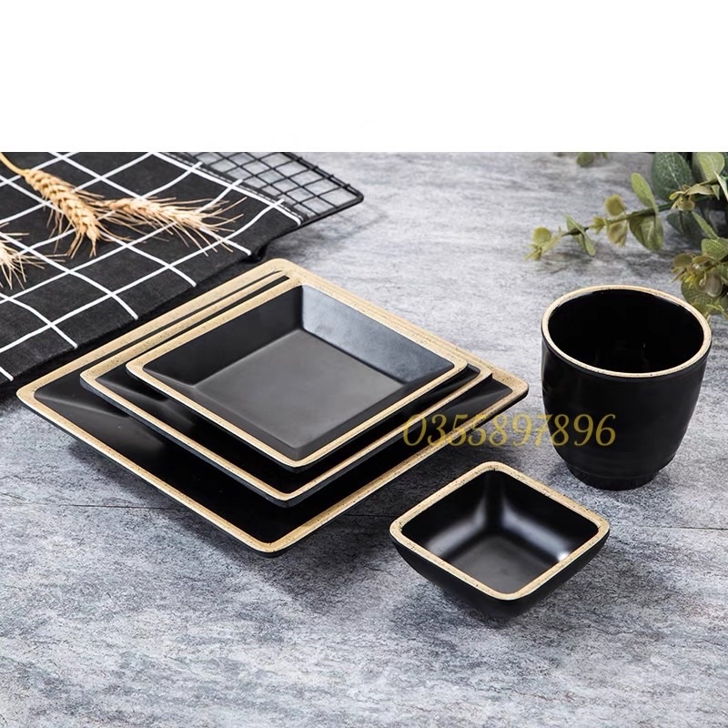 Đĩa Hàn Quốc Không Vỡ 100% MELAMINE Hàng Nhập Khẩu