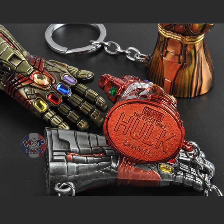 Móc khóa Găng Tay Nano iRon Man V3 Avengers 4 Endgame Marvel
