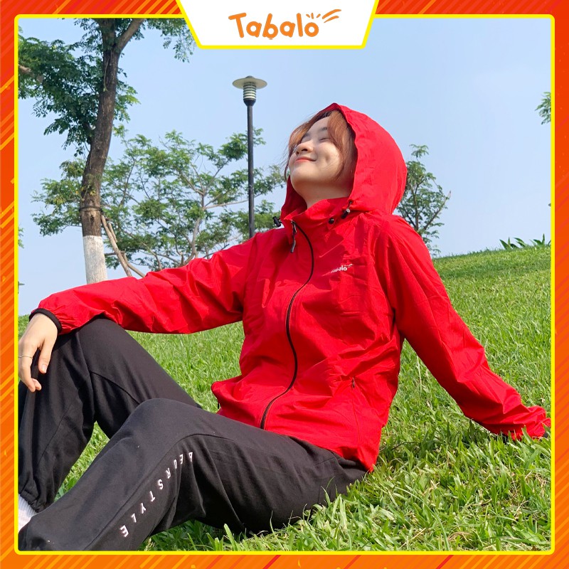 [KÈM TÚI ĐỰNG] - Áo Khoác Gió 2 Lớp Tabalo Women UV Protection Jacket - Áo Khoác Nữ Chống Nước, Cản 