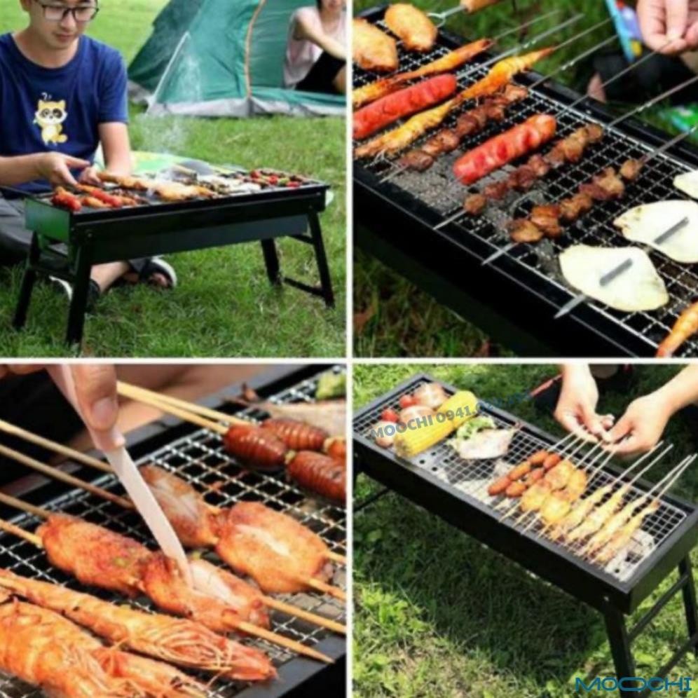 Bếp nướng than hoa BBQ ngoài trời cao cấp tiện lợi cho gia đình