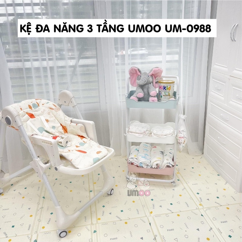 Kệ đa năng kệ đựng đồ 3 tầng thích hợp mọi không gian nhà