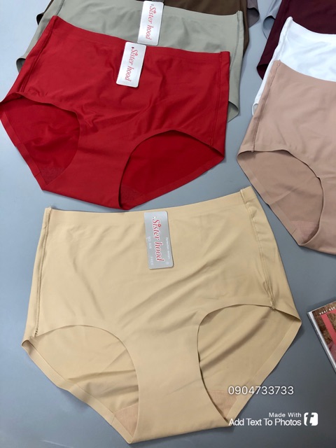 [Hàng Thái Lan] Quần lót nữ, quần chip, sịp nữ sister hood 628 vải đúc su cạp cao | BigBuy360 - bigbuy360.vn