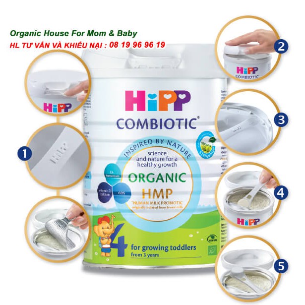 Sữa Hipp Organic hữu cơ 800g khuyến mãi | Chính Hãng Giá Tốt