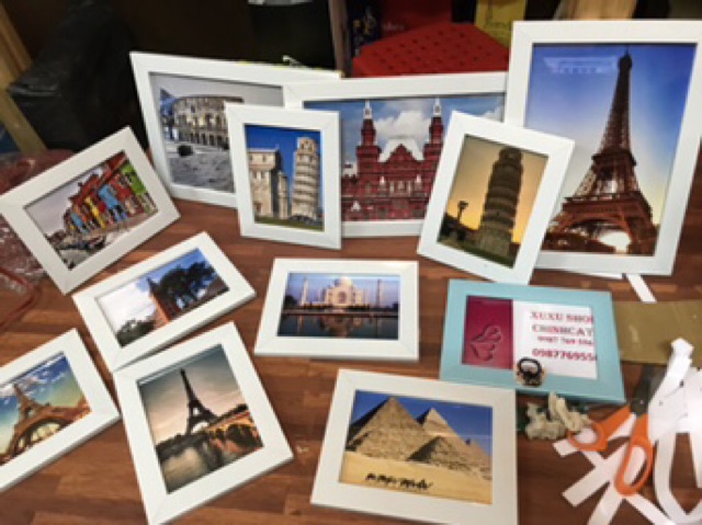 kèm chân chống- khung ảnh 13.18 có kính để bàn | BigBuy360 - bigbuy360.vn