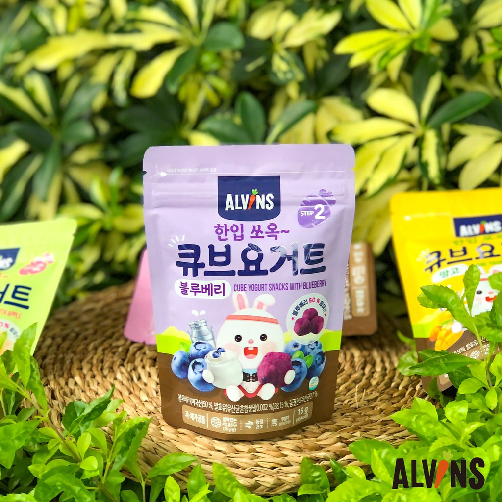 Sữa chua khô sấy lạnh cho bé Alvins 16g