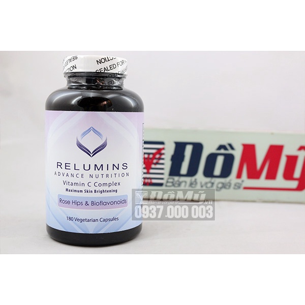 [RELUMINS] Viên uống trắng da Relumins Vitamin C 180 viên của Mỹ