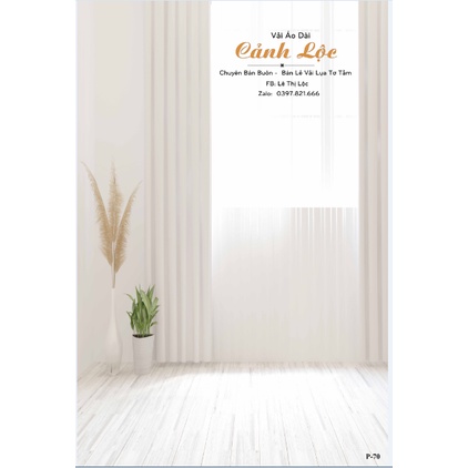 Phông Nền Livestream Chụp Ảnh 3D 5D Màu Trắng Giả Phào Chỉ Hiện Đại