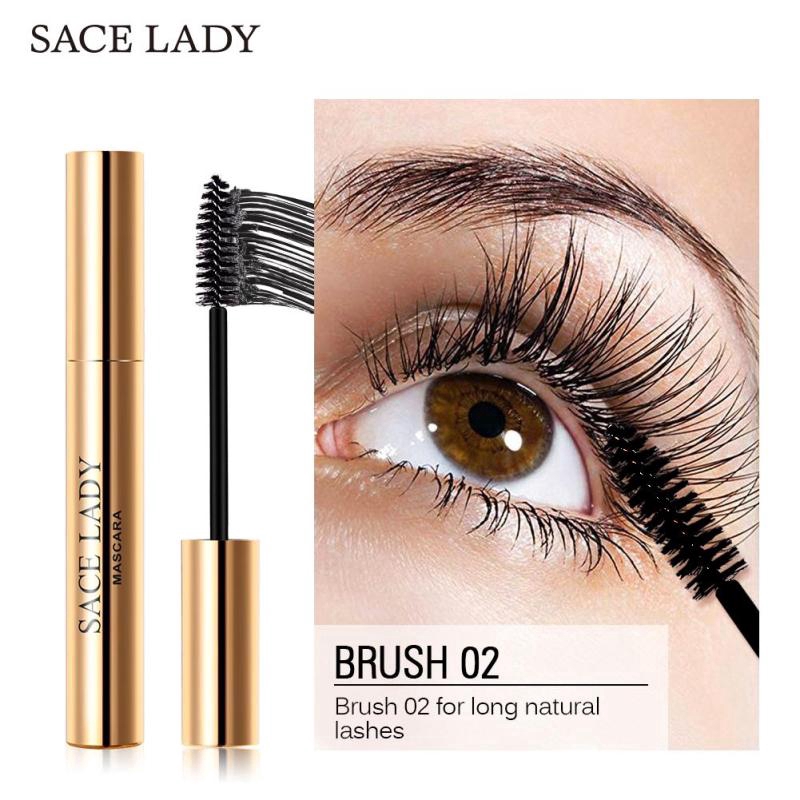 Bộ 4 mỹ phẩm trang điểm mắt SACE LADY gồm bút kẻ mắt + gel lông mày + mascara chống thấm nước kèm cọ | BigBuy360 - bigbuy360.vn