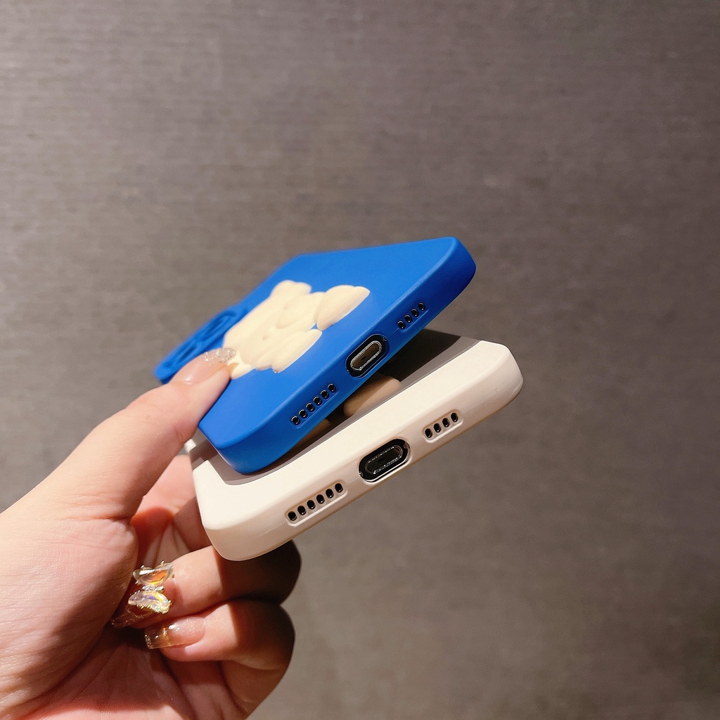 Ốp điện thoại hình gấu hoạt hình cho IPHONE 6/6PLUS/6S/6SPLUS/7/7PLUS/8/8PLUS/X/XS/XR/XSMAX/11/12/13/PRO/MAX | BigBuy360 - bigbuy360.vn