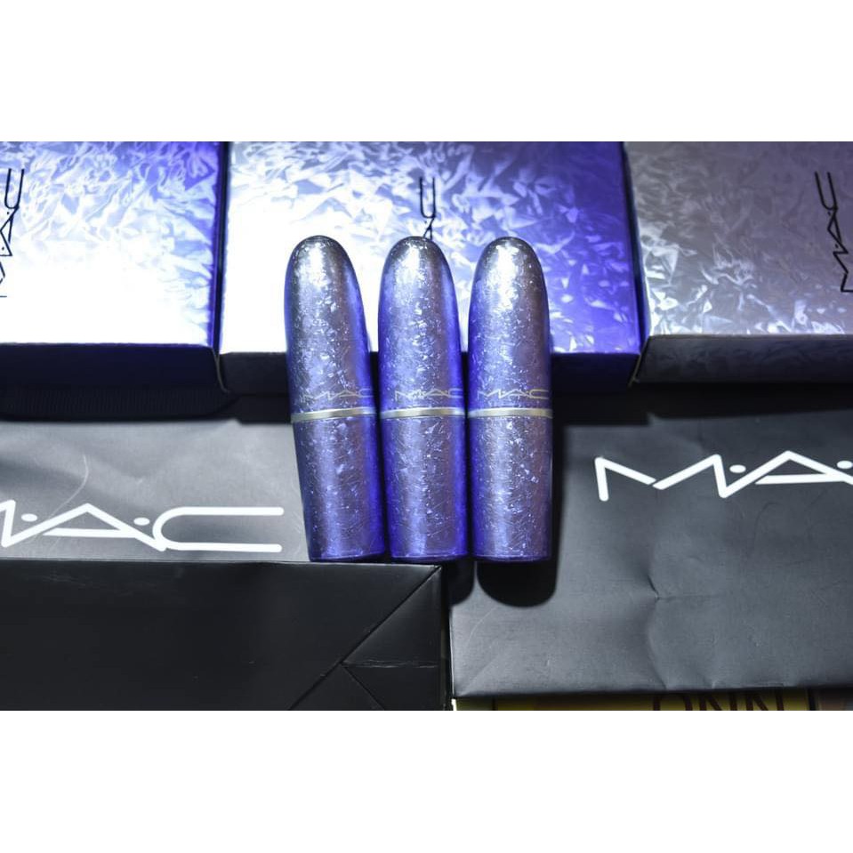 SON MAC VELVET TEDDY màu này đánh lên tây lắm (Hàng sale Tách Set_Ko kèm box giấy) Phiên bản giới hạn màu tím