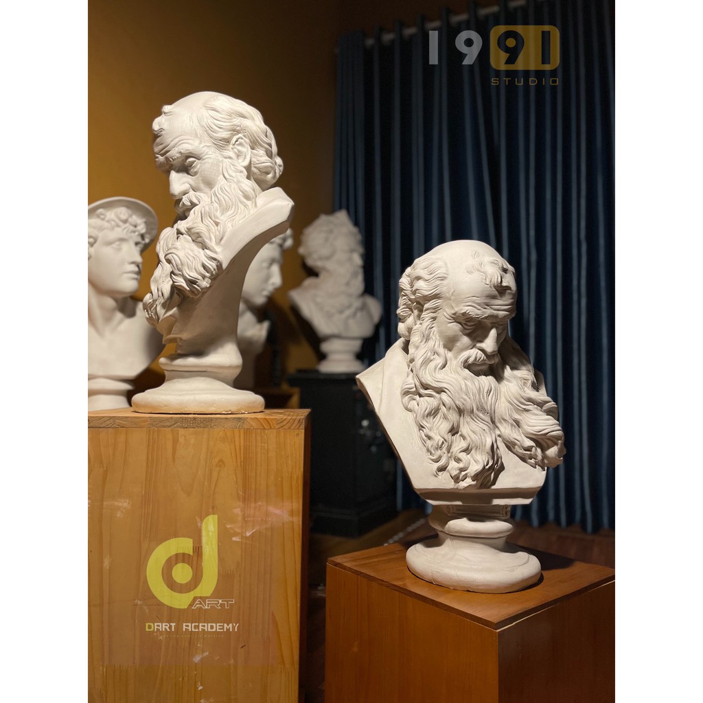 Tượng thạch cao Moses 67cm