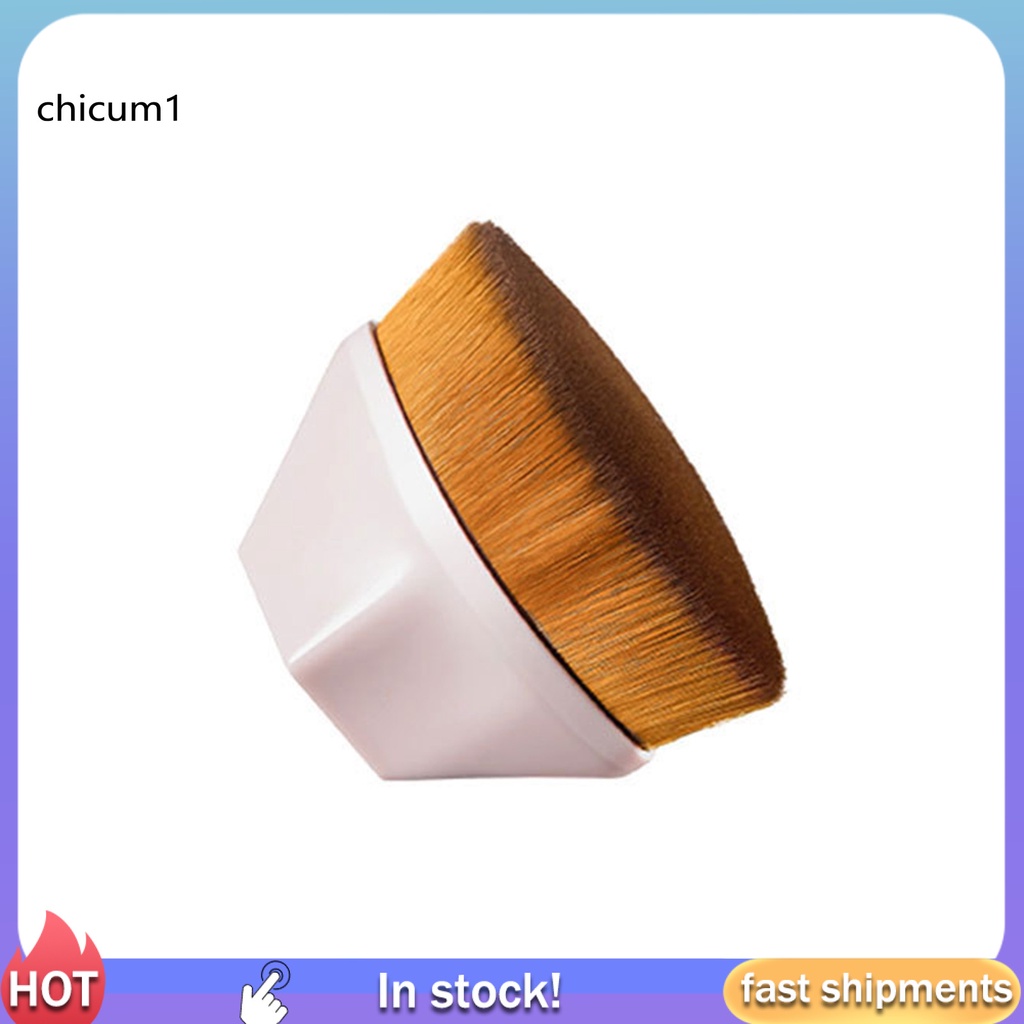 [Hàng mới về] Cọ trang điểm đầu dẹt thiết kế nhỏ gọn chất lượng cao tiện dụng