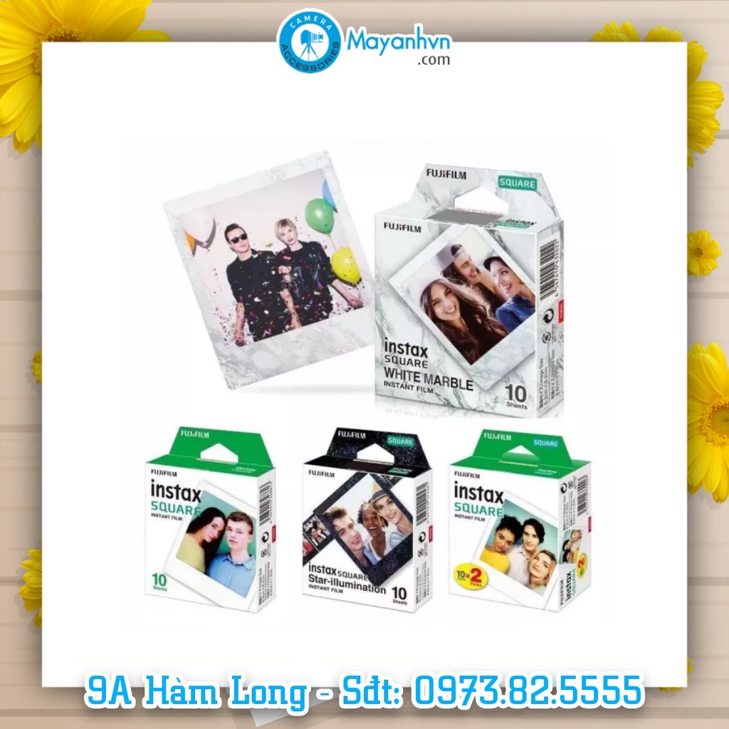 Giấy in ảnh lấy ngay Fujifilm Instax Square 10 tấm/ 1 pack