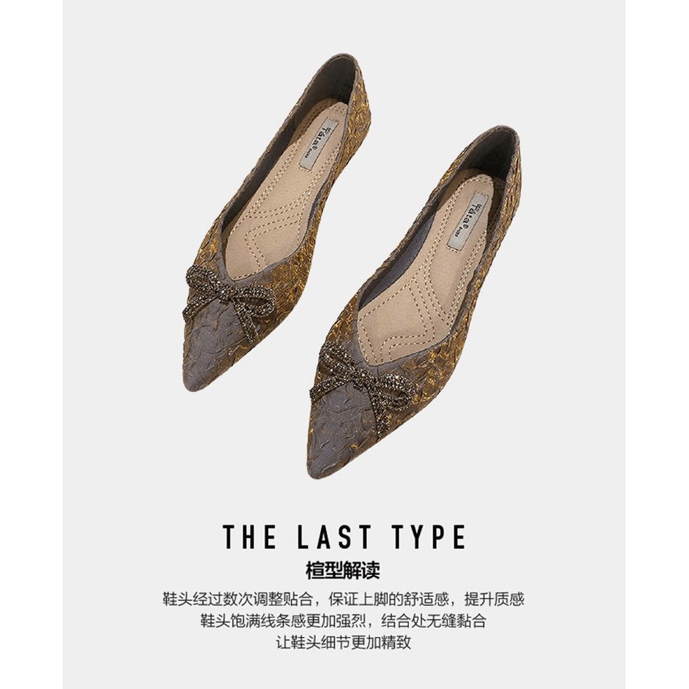 Giày Búp Bê Mũi Nhọn Thời Trang Thanh Lịch Dành Cho Nữ | BigBuy360 - bigbuy360.vn