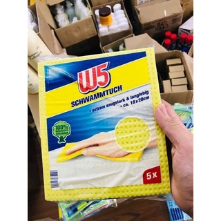 Set 5 miếng khăn lau đa năng W5 của Đức