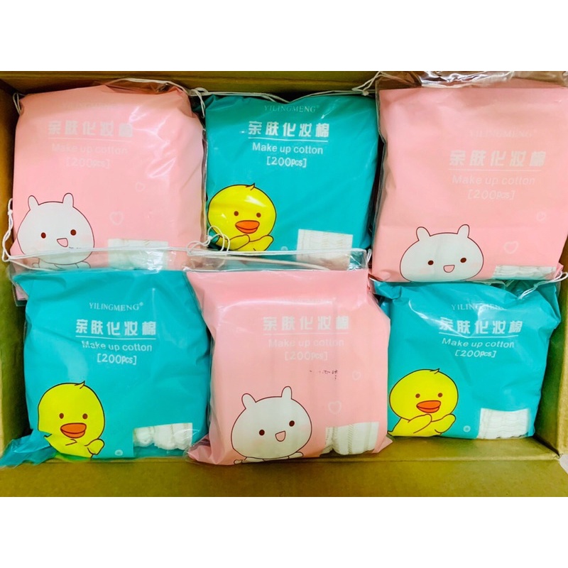 Bông tẩy trang Silubi gấu vịt thỏ | BigBuy360 - bigbuy360.vn