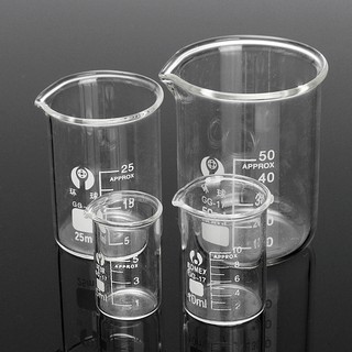 cốc thủy tinh chịu nhiệt 25ml TQ