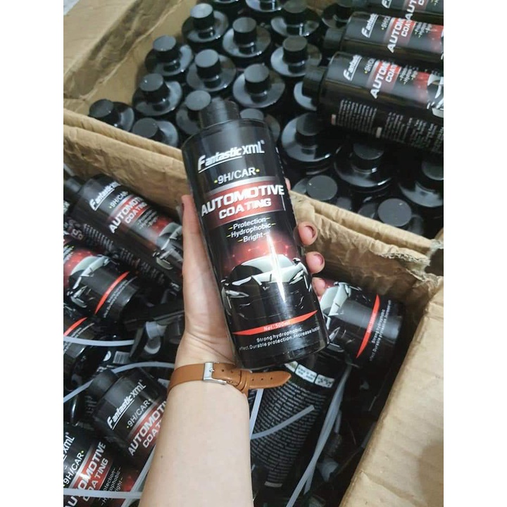 Chai Xịt Phủ Nano Ô tô - Dung Dịch Phủ Nano Kính Ô tô Chống Nước - Sơn Phủ Bóng Xe Ô tô -(chai lớn 500ml)