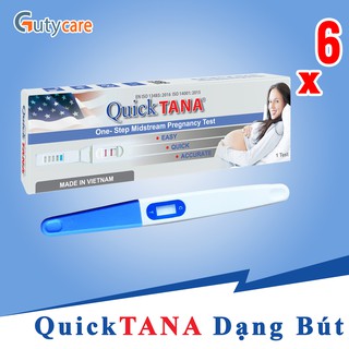 Bút thử thai Quicktana phát hiện thai sớm cho kết quả chính xác, nhanh và đảm bảo - Combo 6 Bút