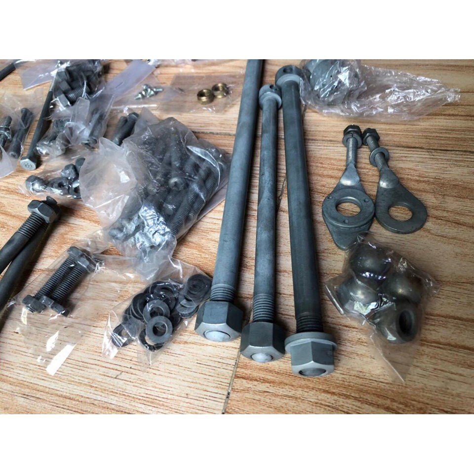 Trọn bộ đầy đủ óc và tán gia công cho anh em dọn nguyên xe honda 67