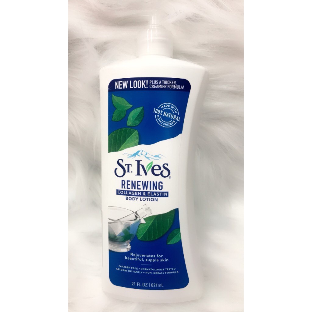 💎 [ CHÍNH HÃNG ] Sữa Dưỡng Thể ST.IVES Trẻ Hóa Da Collagen 621 mL- [Lotion Renewing Collagen & Elastin] ( Giá Tốt ) 💦