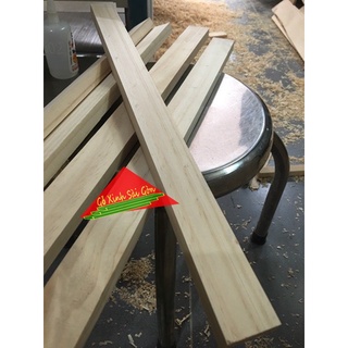 Thanh gỗ vuông tuyển đẹp dài 50cm, rộng 4cm, dày 1.5cm