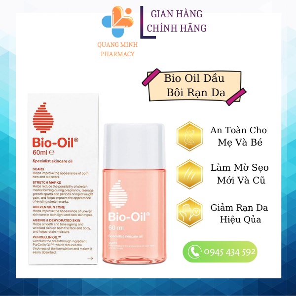 Dầu Bio Oil giúp mờ sẹo và giảm rạn da hiệu quả lọ thumbnail
