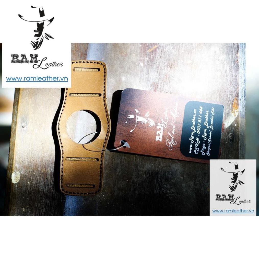 TẤM LÓT DÂY ĐỒNG HỒ BUNDSTRAP RAM b2 VÀNG SỮA-CHÍNH HÃNG RAM LEATHERĐỦ SIZE . .