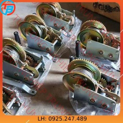 TỜI QUAY TAY 1200 LBS Tải Trọng 545 Kg Có Cáp Móc 10M