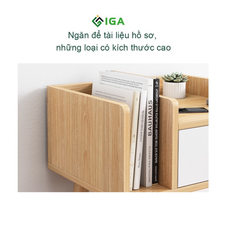 Tủ đầu giường, tab đầu giường kết hợp kệ sách phong cách Hàn Quốc - GP175