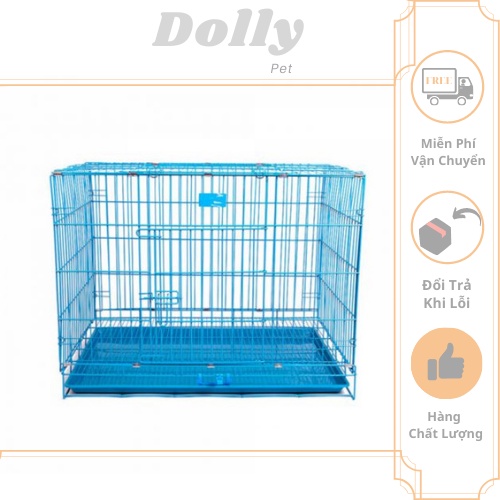 [FREESHIP] Chuồng Sơn Tĩnh Điện Cho Chó - Lồng Chuồng Cho Thú Cưng - Chuồng (Lồng) Cho Chó Mèo - Tặng Kèm Khay Nhựa
