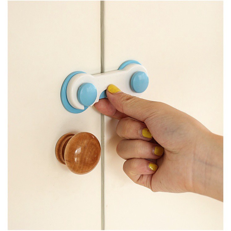 Đai Khóa gài tủ lạnh, chốt an toàn tủ lạnh, ngăn kéo, tủ đồ 88254