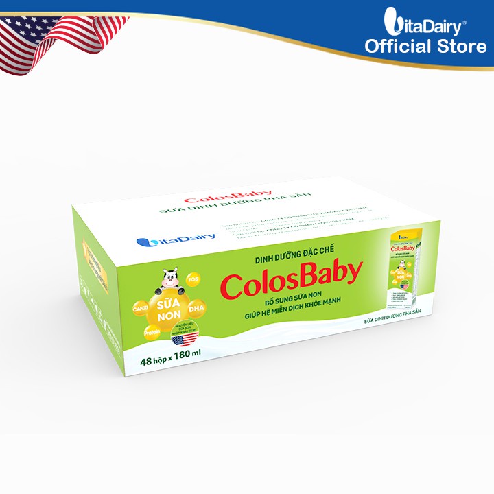 [HSD T12-2023] Thùng 48 Hộp SBPS ColosBaby Gold 180ml.