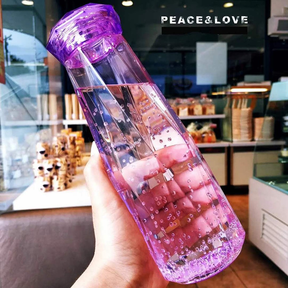 Bình Nước Thủy Tinh - Bình Nước Kim Cương Crank Cup 450ml Chịu Nhiệt | BigBuy360 - bigbuy360.vn