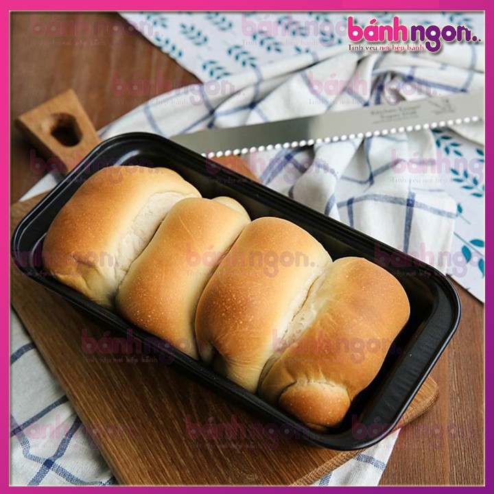 Khuôn Loaf Đúc Hình Chữ Nhật Chống Dính Làm Bánh Mì Hoa Cúc 18cm-25cm-29cm