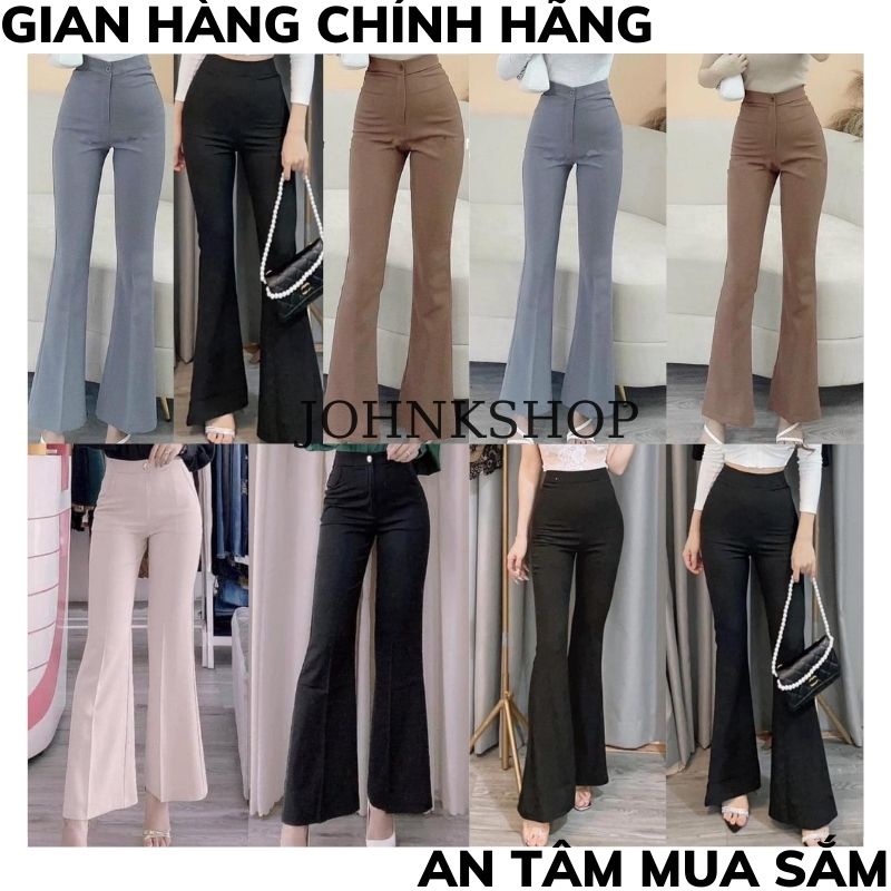 Quần Tây Ống Loe [FREE SHIP] Quần Tây Công Sở ống Vẩy_ Lưng Cao Hàng loại 1 bền đẹp THỜI TRANG 1989
