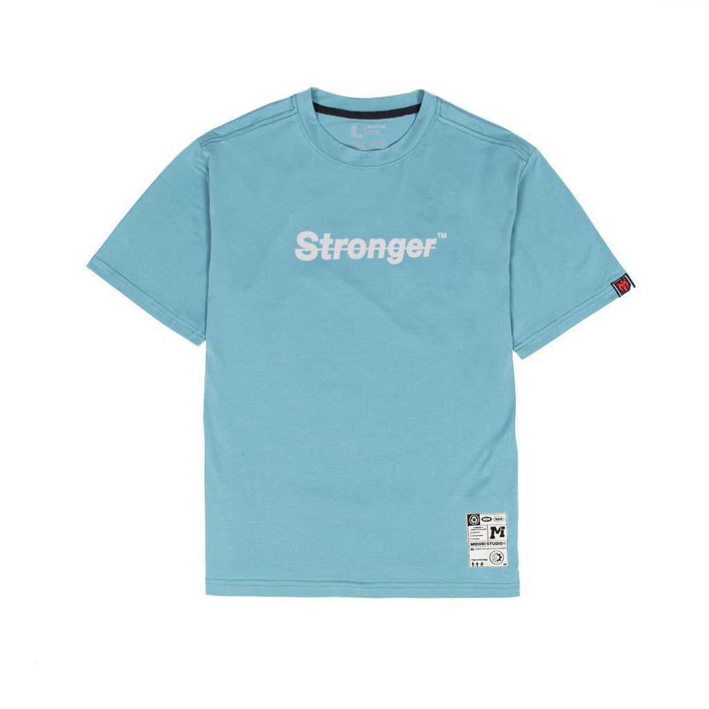 Áo thun form rộng tay lỡ nam nữ Phông Unisex Stronger phản quang Local Brand Chính Hãng M Studio