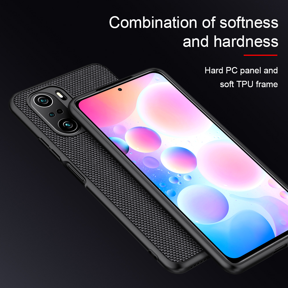 Ốp điện thọai NILLKIN TPU sợi nylon và PC siêu mỏng chống trượt cho Xiaomi POCO F3/Redmi K40/K40 Pro/K40 Pro+
