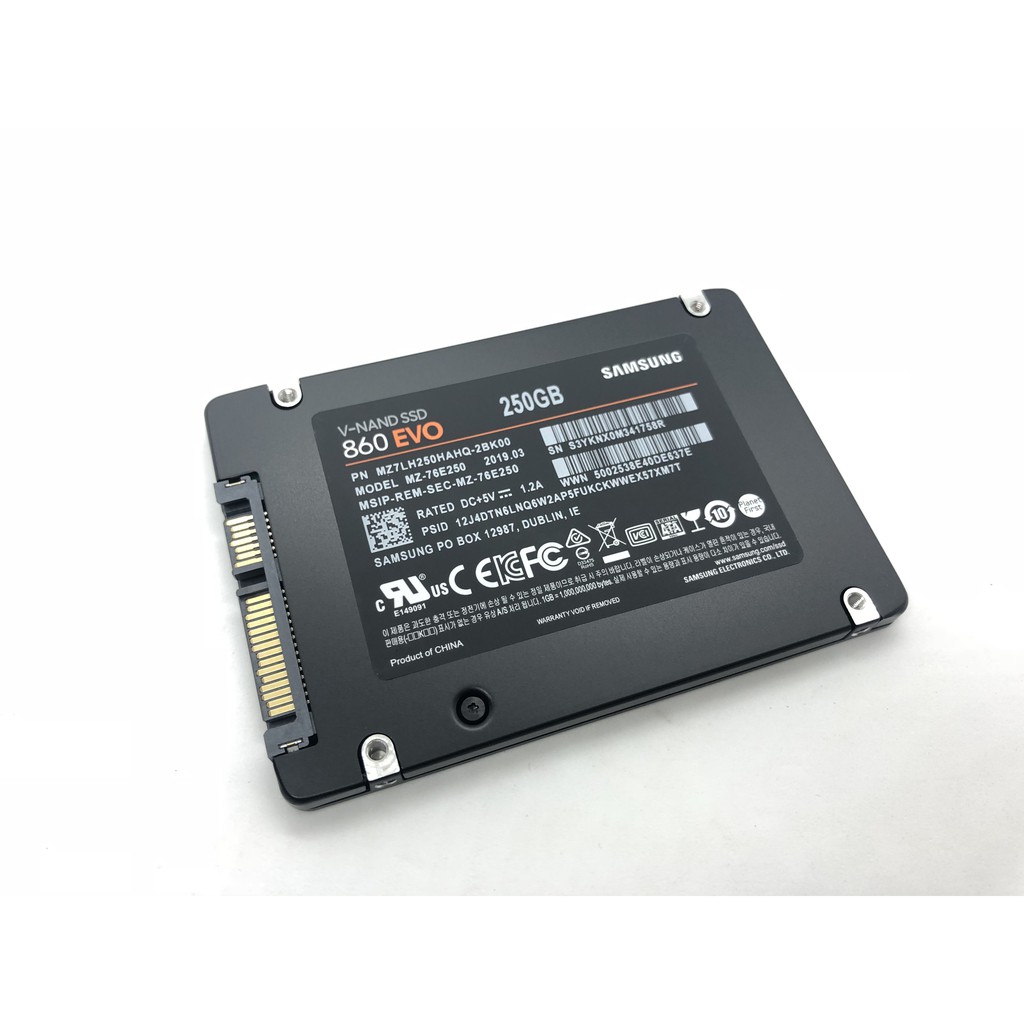 Ổ cứng SSD Samsung 860 EVO 250GB SATA III, BH 5 NĂM 1 ĐỔI 1