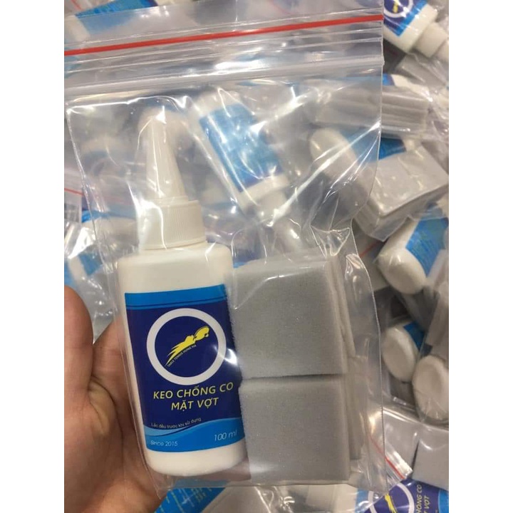 Keo Sữa Bóng Bàn Dán Mặt Vợt Chống Co  100ml Tăng Độ Bền Cho Mặt Vợt Giảm Vỡ Viền Cho Mặt Vợt