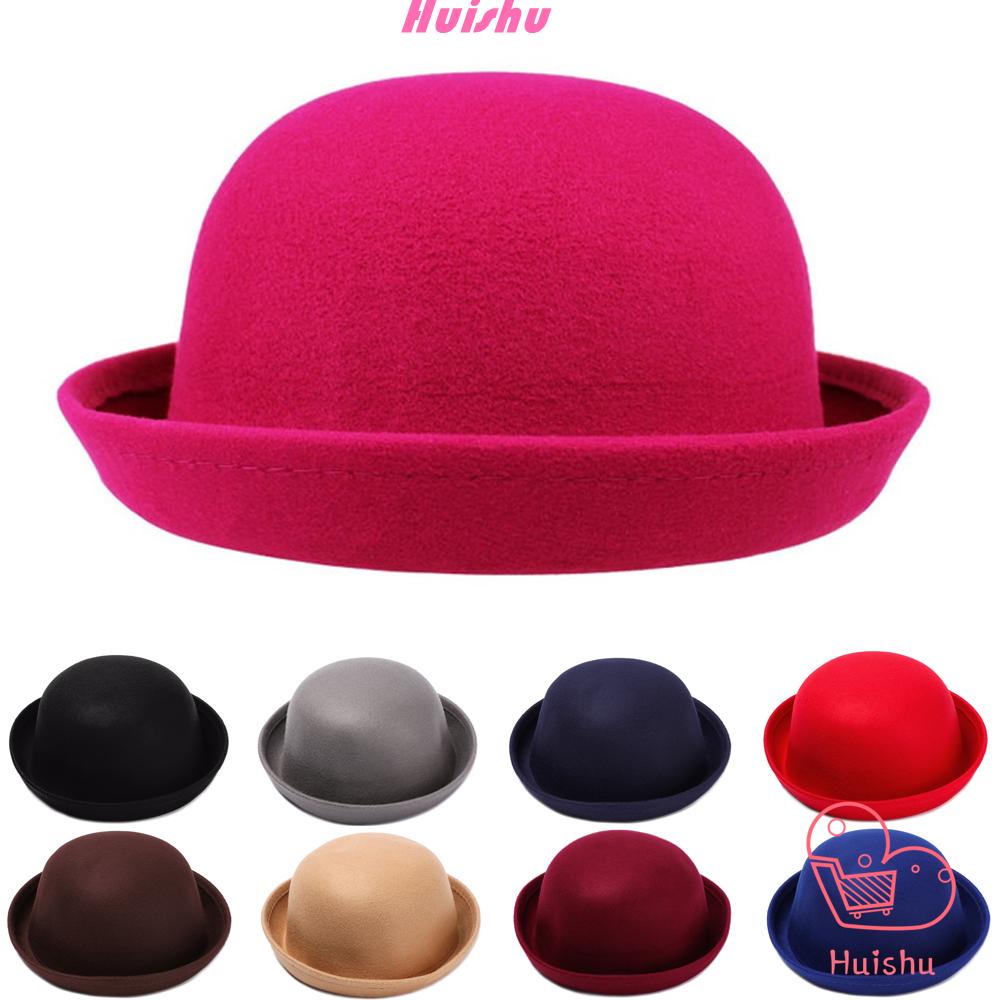 Mũ vành vải nỉ mềm mại giữ ấm nhiều màu tùy chọn thời trang cho nữ