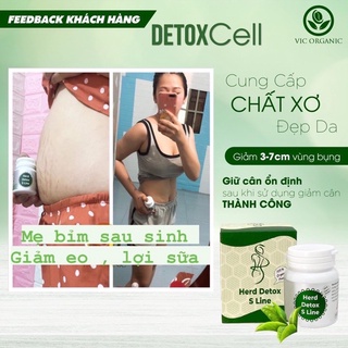 Viên xơ Detox Cell - Thải Độc - Thải Mỡ