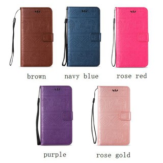 Elephant Case For Apple iPhone 8 Plus Flip Wallet Leather Cover Phone Case