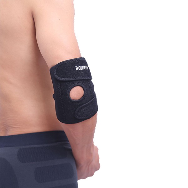 Đai Bảo Vệ Khủy Tay Tập GYM, Chơi Thể Thao Elbow Support Có Lò Xo Chịu Lực Aolikes 7946 (1 Chiếc)