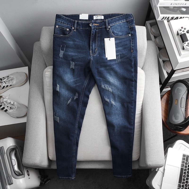 [Size Đại 32-Quần Jean nam cao cấp jean co giãn - Form slimfit - Big size -size lớn đến 120kh
