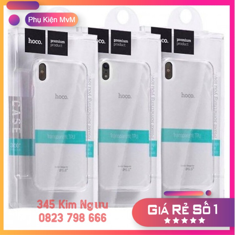 Ốp Lưng Silicon Hoco Dẻo Trong cho iPhone 15 Pro Max 14 13 pro max 12 pro max 11 pro max 6 7 8 plus x xs max xr